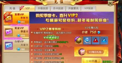 斗神萌将VIP充值金额详解及VIP价格表全面一览