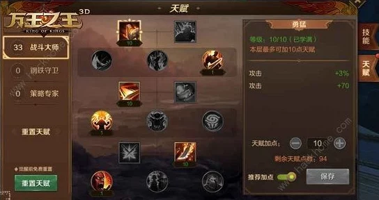 万王之王3D深度解析：魔导师加点攻略与天赋配置，打造顶尖输出秘籍