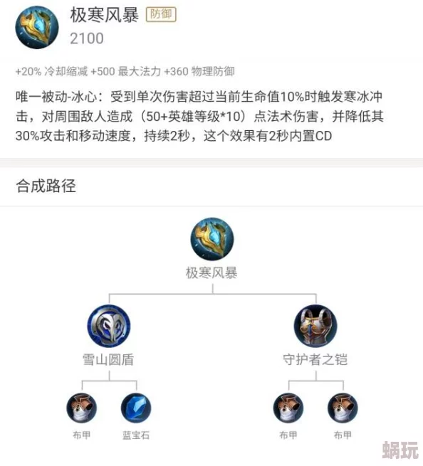 王者荣耀S9赛季深度解析：法师热门装备极寒风暴属性全面分析与喜爱原因