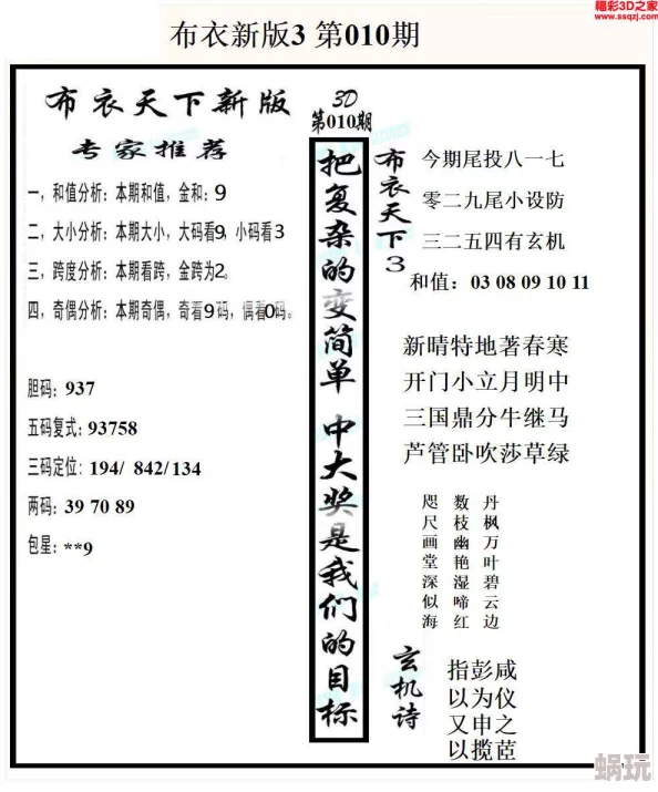 3d真精华布衣天下123456明天正版据说有人靠这个中了五块钱引发路人围观