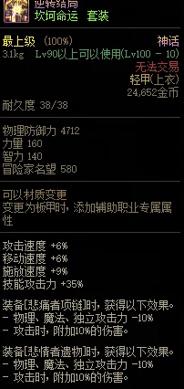 DNF黑狗神话装备选择全攻略：揭秘哪个职业最适合搭配